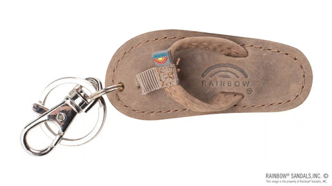 Luxury Leather Sandal Key Chain
