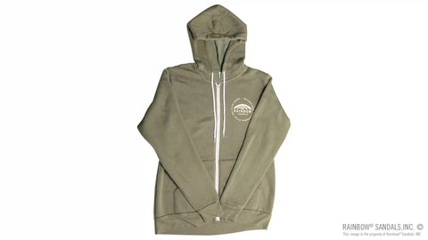 Unisex Sweatshirt with Circle Logo on Front and Back