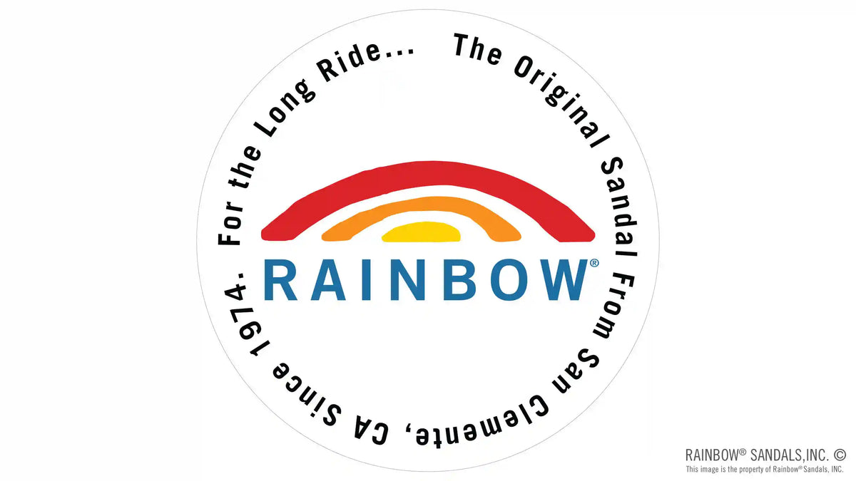 Rainbow Logo Sticker 4" Circle