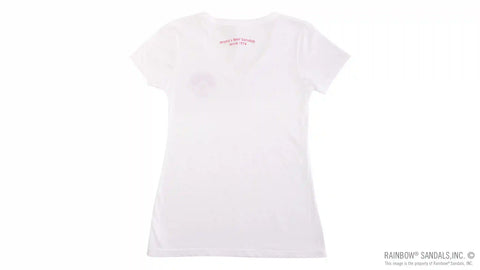 Ladies' V-Neck T-Shirt 50 Year Anniversary