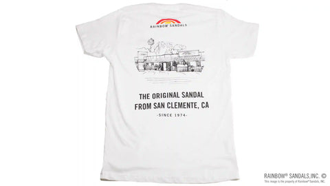 Men's T-Shirt Original Sandal from San Clemente