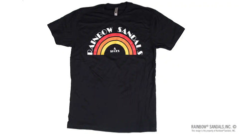 Men's T-Shirt Vintage Rainbow Sandals Logo