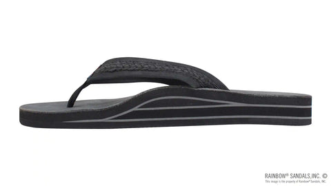 The Willow – Double Layer Arch Support Premier Leather with Inset Double Braided 3/4” Medium Strap